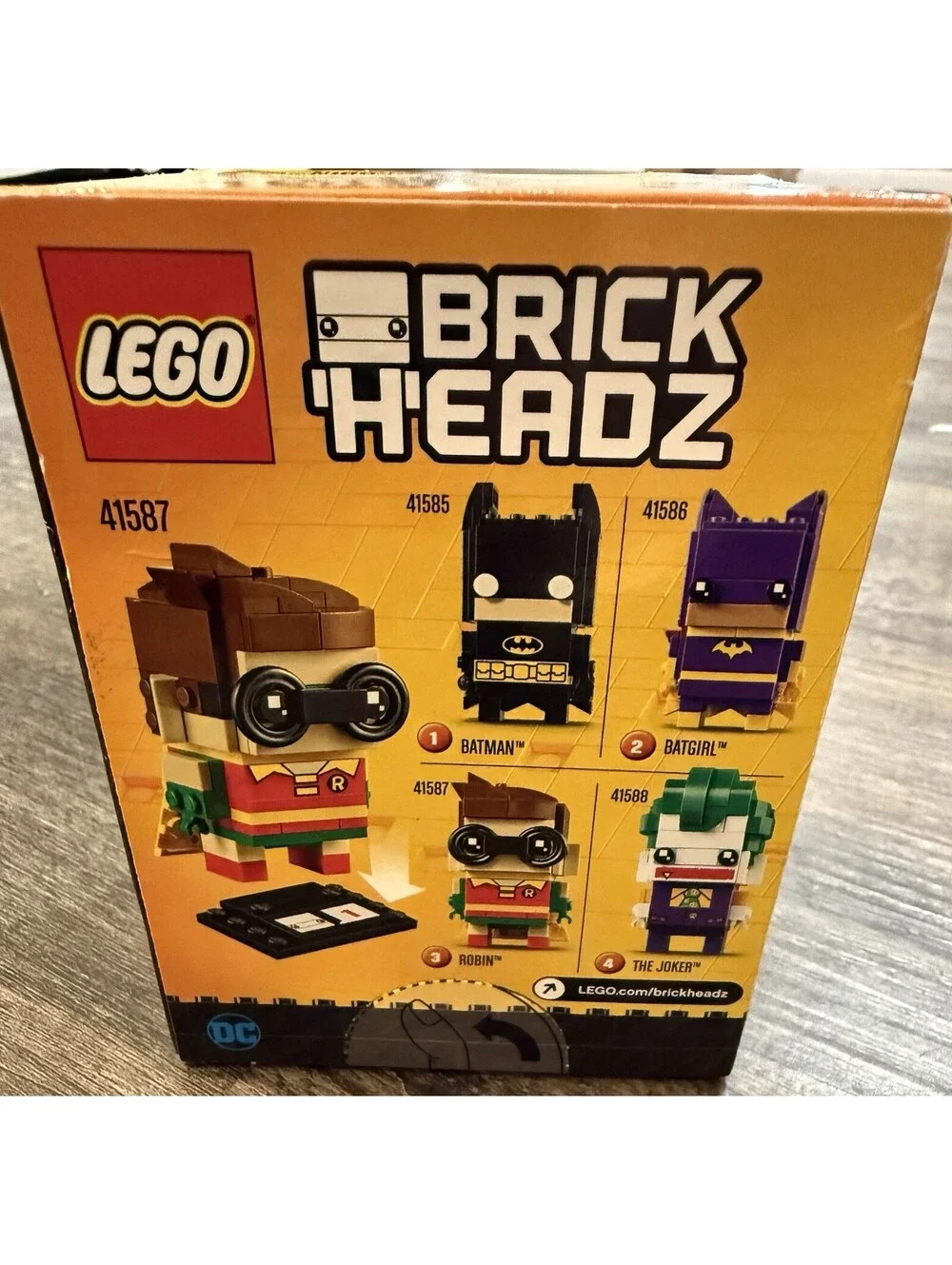 Lego Brick Heads Robin DC Comics Superhero 101 Pcs #41587 NIB